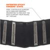 Ergodyne ProFlex 2000SF Back Support Brace, 8.5" Spandex, V-Shape Design and Patented Stays for Added Support, Large,Black