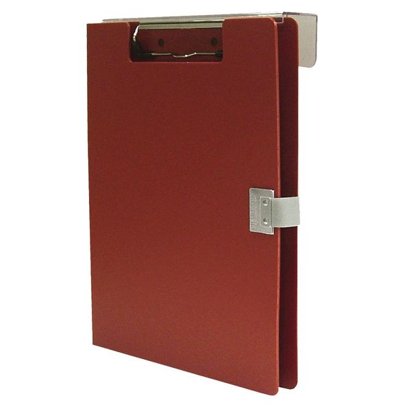 Omnimed 205603-RD Covered Over-The-Bed Poly Clipboard, Red