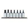 Socket Bit Set, 3/8 in. Dr, 7 Piece, Hex