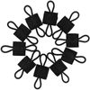 10-Pack PTT Retainer Ribbon Buckle MOLLE Webbing Suitable for Antenna Stick Pipe