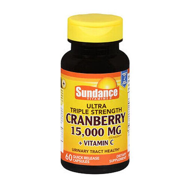 Sundance Ultra Triple Strength Cranberry + Vitamin C Ca