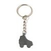 FizzyButton Gifts Roller Skate Keyring Key Ring with Enamel Charm and Silver Tone Keychain