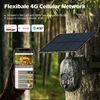 4G LTE Cellular Trail Camera Solar Trail Camera  PTZ Cellular Security Camera