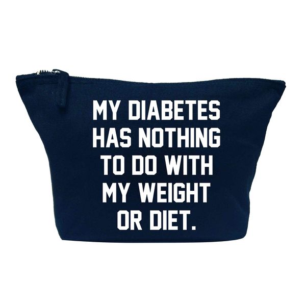 Flox Creative Makeup Bag Diabetes Nothing Weight Diet Navy
