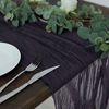 PURPLE 10 ft Cheesecloth EXTRA LONG TABLE RUNNER Cotton Wedding Events Linens