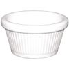 Fluted Ramekin - White. 76mm (3"") diameter. Box quantity 12.