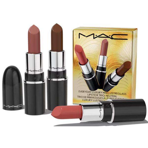 MAC 3-Pc. Everyday Luxury Mini Lustreglass Lipstick Set: NEUTRAL