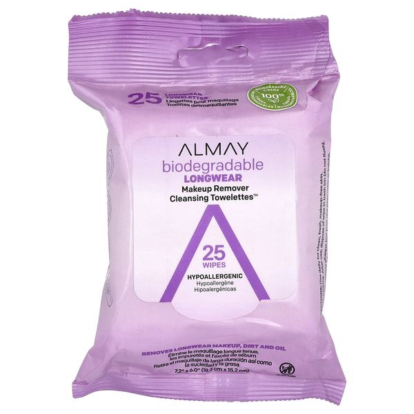 Longwear Makeup Remover Cleansing Towelettes™, 25 Wipes