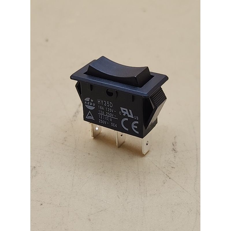 3 Pin Electrical Industrial Rocker Pushbutton Switch 16A 125 V KEDU ...