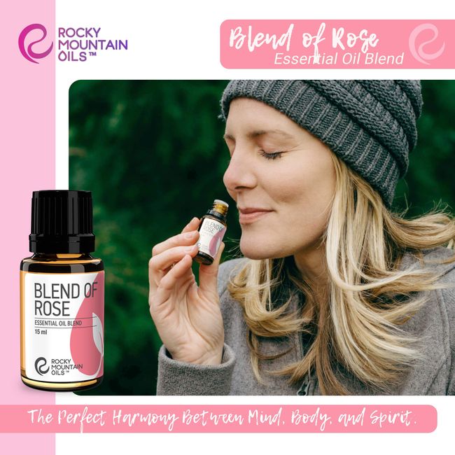 Rocky Mountain Oils - Rose - 5 ml - 100% Pure and Natural Essential Oil