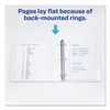 Avery Durable View 3 Ring Binder, 1-1/2 Inch Slant Rings, 4 White Binders (17576)