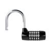 Oxford Products LK102 5-Digit Combination Padlock, Black, One Size