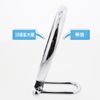 Mary KP-449 Double-Sided Mirror with Magnifier, Approx. 10 Times, Silver, H 9.8 x W 6.0 inches (25 x 15.2 cm)