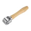 sourcing map Leather Press Edge Roller 1" Leather Glue Laminating Roller for Leather Sewing, Silver Tone