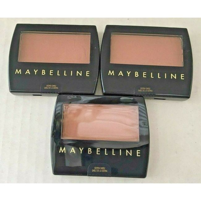 Maybelline Brush/Blush Discontinued   RARE   sierra sand    BUNDLE OF 3