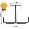Overhead Garage Storage Rack  16.5 Inch Heavy Duty Ceiling Double Storage Hooks 