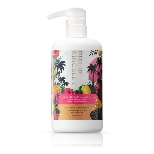 Philip Kingsley Mango & Hibiscus Elasticizer Booster Deep Conditioning Hair Repair Mask Treatment for Damaged, All Hair Types, Deeply Conditions, Tames Frizz, 500 ml