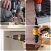 4Pcs 1/4" Hex Shank Drill Bit Extender Magnetic Bit Holder 1/4Inch Chuck Adapter