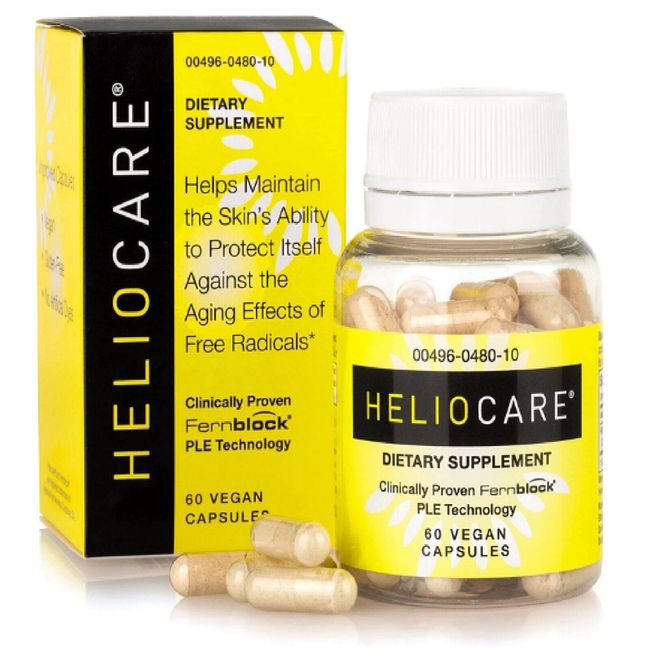 Heliocare Fernblock Skin Protection Dietary Supplement Vegan Capsules 60 Count