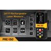 PREXISO Laser Measure 265Ft Rechargeable Laser Distance W/Backlit LCD Display US