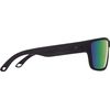 Spy Optic Rocky Rectangular Sunglasses, Soft Matte Black/Happy Bronze Polar/Green Spectra, 1.5 mm