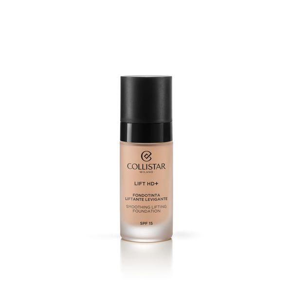 Collistar Fondotinta Lift HD+ Effetto Lifting, Texture Fluida e Cremosa, Lunga Durata, Waterproof, SPF 15, 3N Naturale, 30 ml