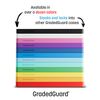 Graded Card Guard Case for Standard PSA Slab Case | Transparent Deep Colors | High Gloss Finish | Stackable | Made to Fit PSA | Solid TPU and PC Design (Ruby)