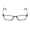 Edison & King “Elements” reading glasses, metal, small frame, with premium lenses (Black, +2,50 dpt)