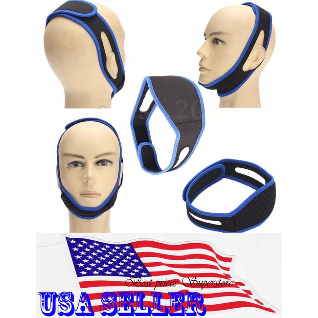 Stop Snoring Chin Strap Anti Snore Sleep Apnea Belt Device Solutions Jaw USA