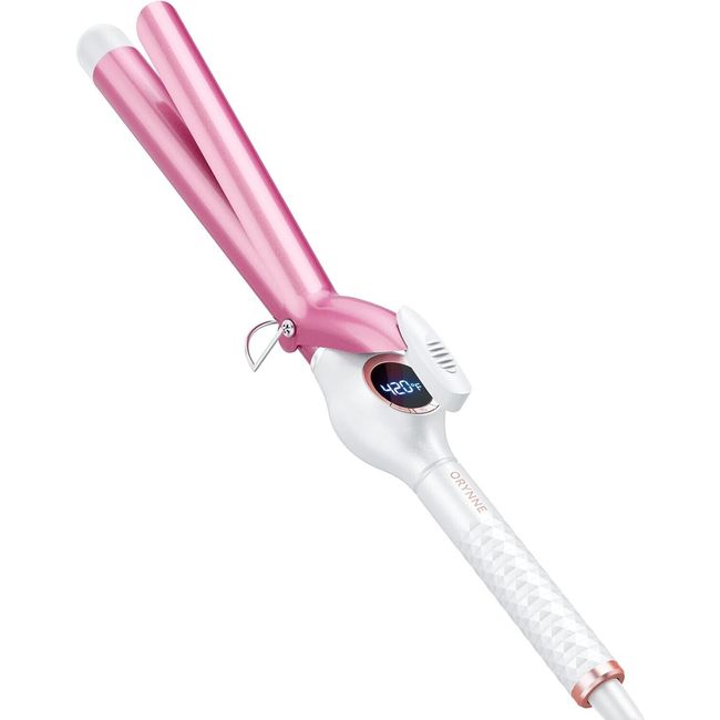 Professional 1 Inch Curling Iron Digital Temp Control Auto Shut Off Dual Voltage