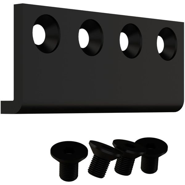 Converging Plate for Flat Track Sliding Door Sets, Oil-Rubbed Bronze by Stone Ha