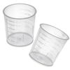 Othmro 30ml Plastic Measuring Cup, 11pcs Measuring Jug Plastic Graduated Beaker for Baking Cooking Kitchen Lab Measure Tool