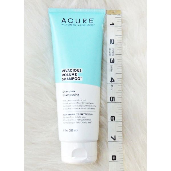 Acure Vivacious Volume Shampoo 8 fl oz Liquid Vegan Mint & Echinacea