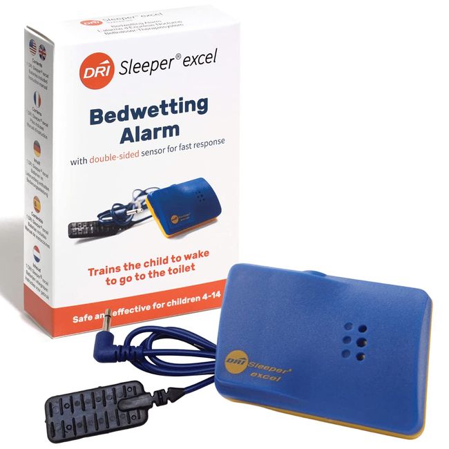 Dri Sleeper Excel Bedwetting Alarm for Children Blue and Yellow