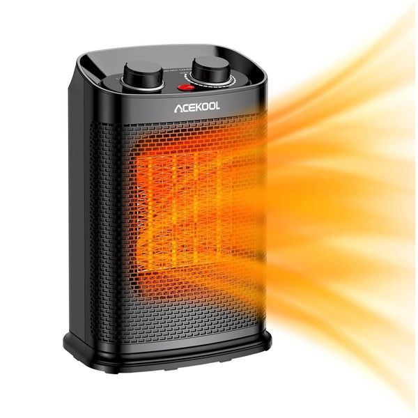 Space Heater 1500W Portable Electric Heater with Adjustable Temperature for Offi