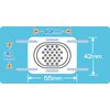 Puplex eyelets (5 wet cotton)