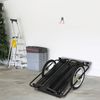 Foldable Steel Frame Bicycle Cargo Trailer Luggage Cart Carrier 110lb Hauler