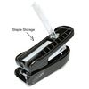 Rapesco R53800B1 Snapper Half-Strip Stapler, 20 Sheet Capacity, Black