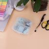 Yizocenguo Mini Office Supply Kits - Includes Mini Stacker, Scissors, Staple Remover, Staples, Tape Dispenser (Blue)