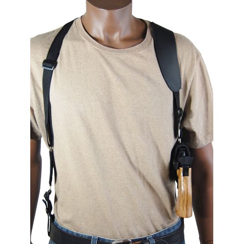 Barsony Horizontal Shoulder Holster for Ruger GP100 Right