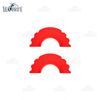 For 3/4" D-Ring Shackles w/ 7/8" Locking Pin Red Isolator + Washer Cover Protect