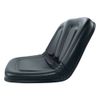 High-Back Black Lawn Mower Tractor Seat Universal Replacement TM333BL