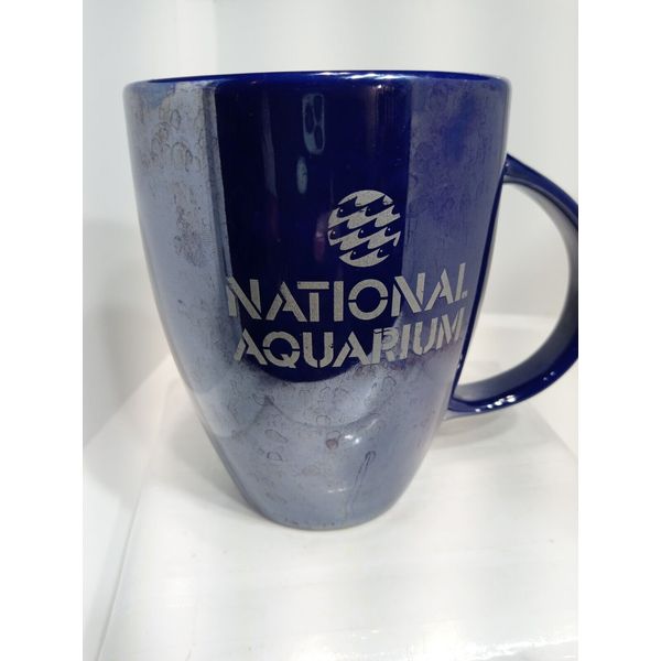 NATIONAL AQUARIUM COFFEE MUG. NATIONAL AQUARIUM MUG. Art Deco Mug. B277