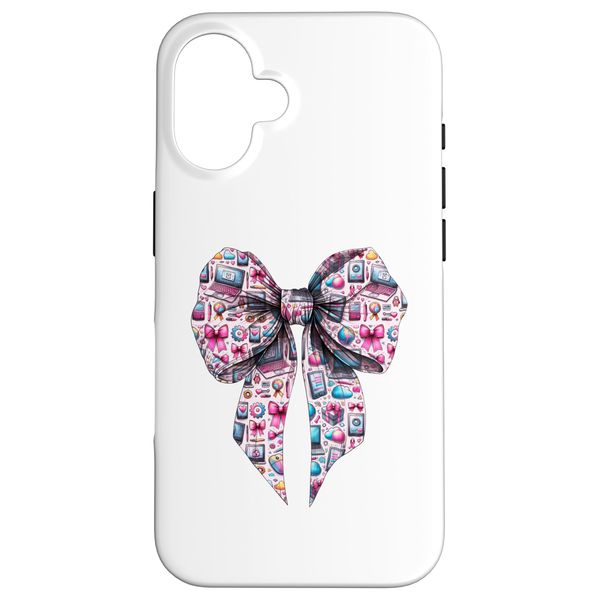Coquette Bow Educational Technologist Tech Girl Mom Mama Case for iPhone 16