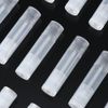DFsucces Lip Balm Tubes Lip Containers Set of 20 Rotatable Transparent Cosmetic Containers Refillable Containers Lipstick Tubes Handmade Lipstick Containers