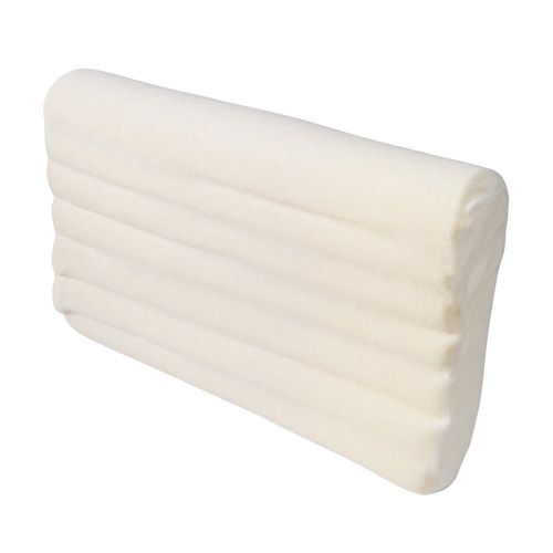 DMI Contour Memory Foam Pillow for Excellent Neck Support, Cervical Pillow, with Soft Cream Terry Cloth Cover