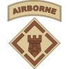 20th Engineer Brigade Desert Camo 3.8 Inch Decal
