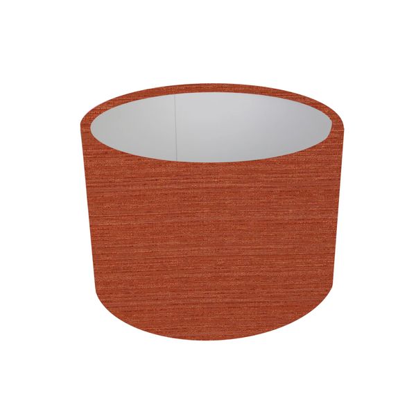 Kushade 10" (25cm) Fine Chenille Rust/Burnt Orange Lampshade/Table Lamp/Ceiling Light