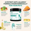 Dog Allergy Relief Chews Probiotics,Col