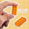 WYSWYG Building Bricks 2x4 Stud 320 Pcs, 8 Colours, Classic Building Blocks Set, Compatible with Construction Building Blocks.